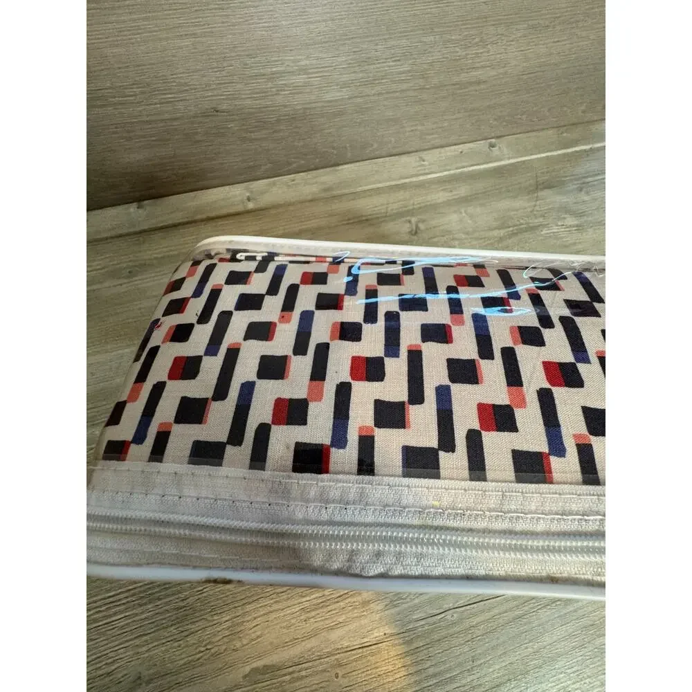 Lacoste Home Grove Red Duvet Cover Set Full / Queen Cotton Blue W Shams 92x96